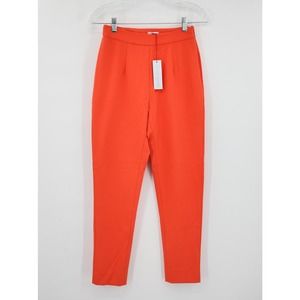 Frances Valentine Lucy Pant Japanese Stretch Blend in Orange Size 0 NWT